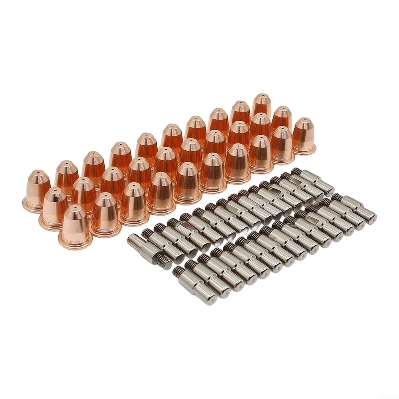 60-teilig Plasmaschneider Ersatzteil Set für s45 Elektroden Düsen 30x Elektrode PR0110 30x Düse PD0116-8 für s45 Brenner für plasma Verbrauchsmaterial Kit für s45 60 Teile Hochtemperatur Ersatzteil