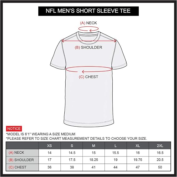 NFLチームロゴメンズTシャツVintage Ombre半袖Tシャツ、グレー S グレイ