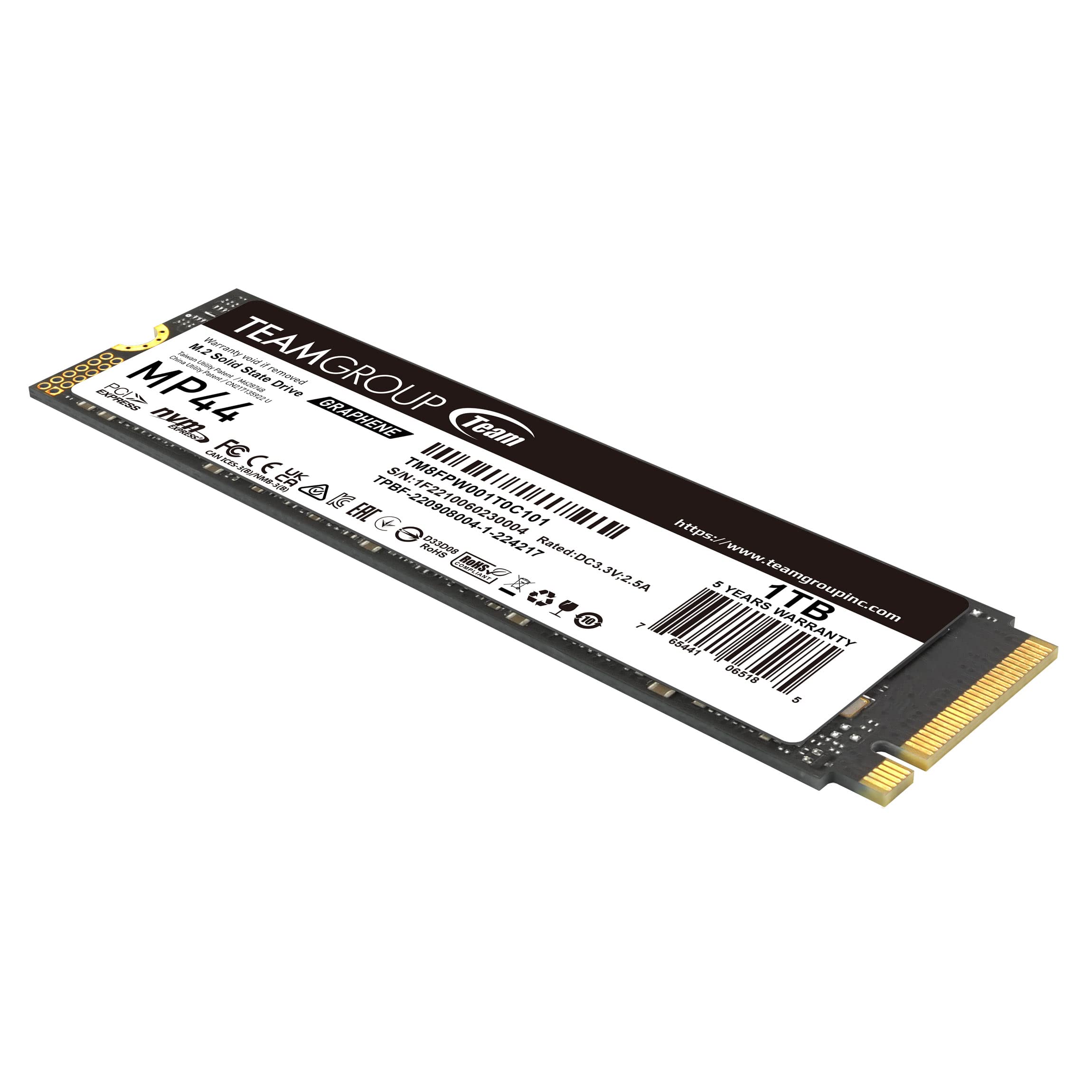 Amazon | TEAMGROUP (旧称 Team) M.2 SSD 1TB 2280 PCIe Gen4x4 TLC