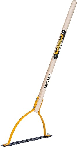 Rastrillo para paja templado auténtico 15 pulgadas, desmalezadora deluxe