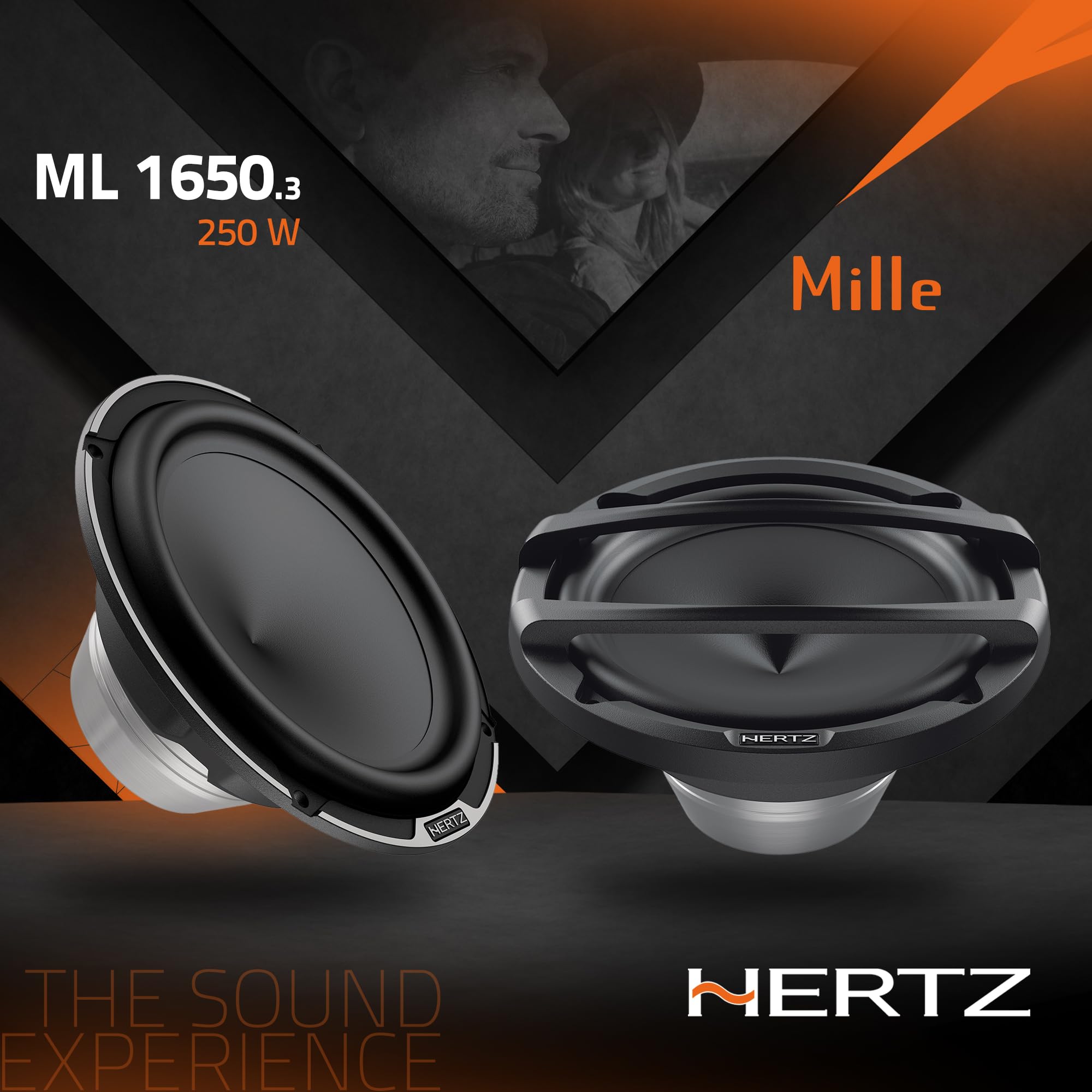 Hertz ML 1650.3 Paar Tieftöner 165 mm, 250 W