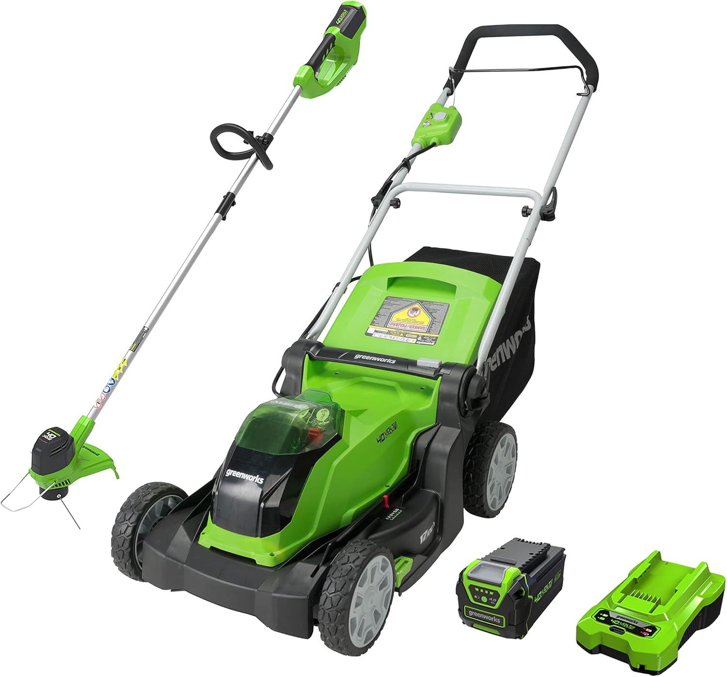 Greenworks 12Inch 40V GMAX Cordless String Trimmer and