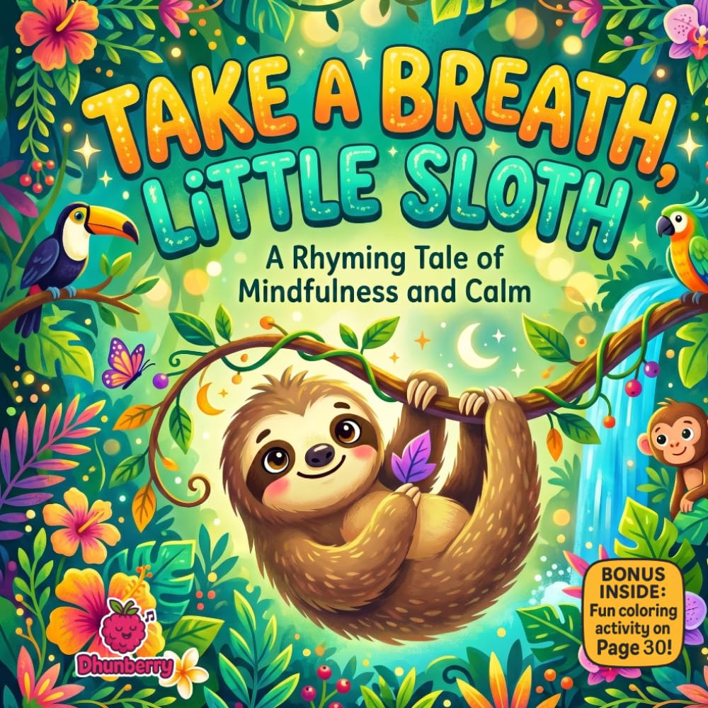 Take a Breath, Little Sloth: A Rhyming Tale of Mindfulness and Calm for Kids