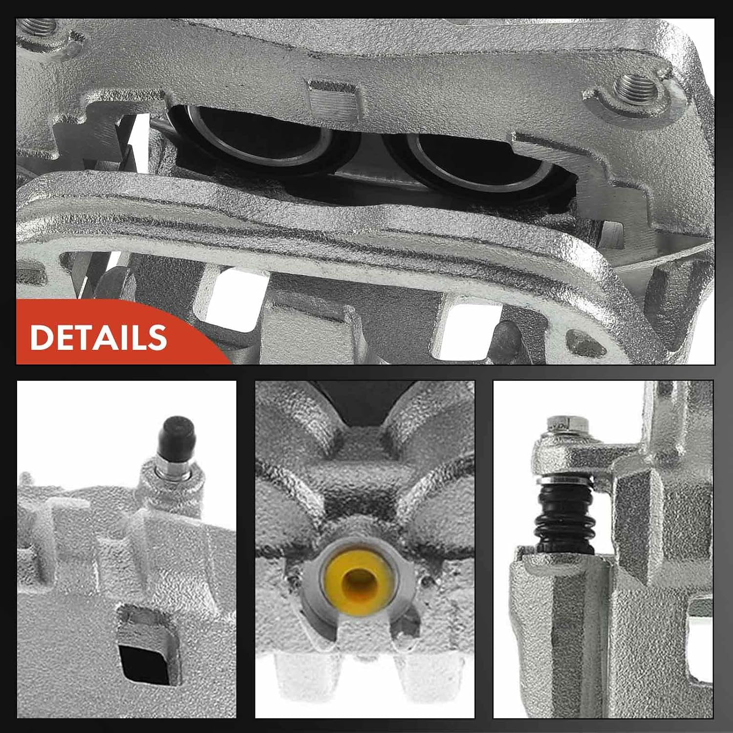 A-Premium Disc Brake Caliper Assembly with Bracket Compatible with Select Toyota, Subaru and Scion Models - 86 2017-2018, BRZ 2013-2014, FR-S 2013-2016, H4 2.0L - Front Driver and Passenger Side