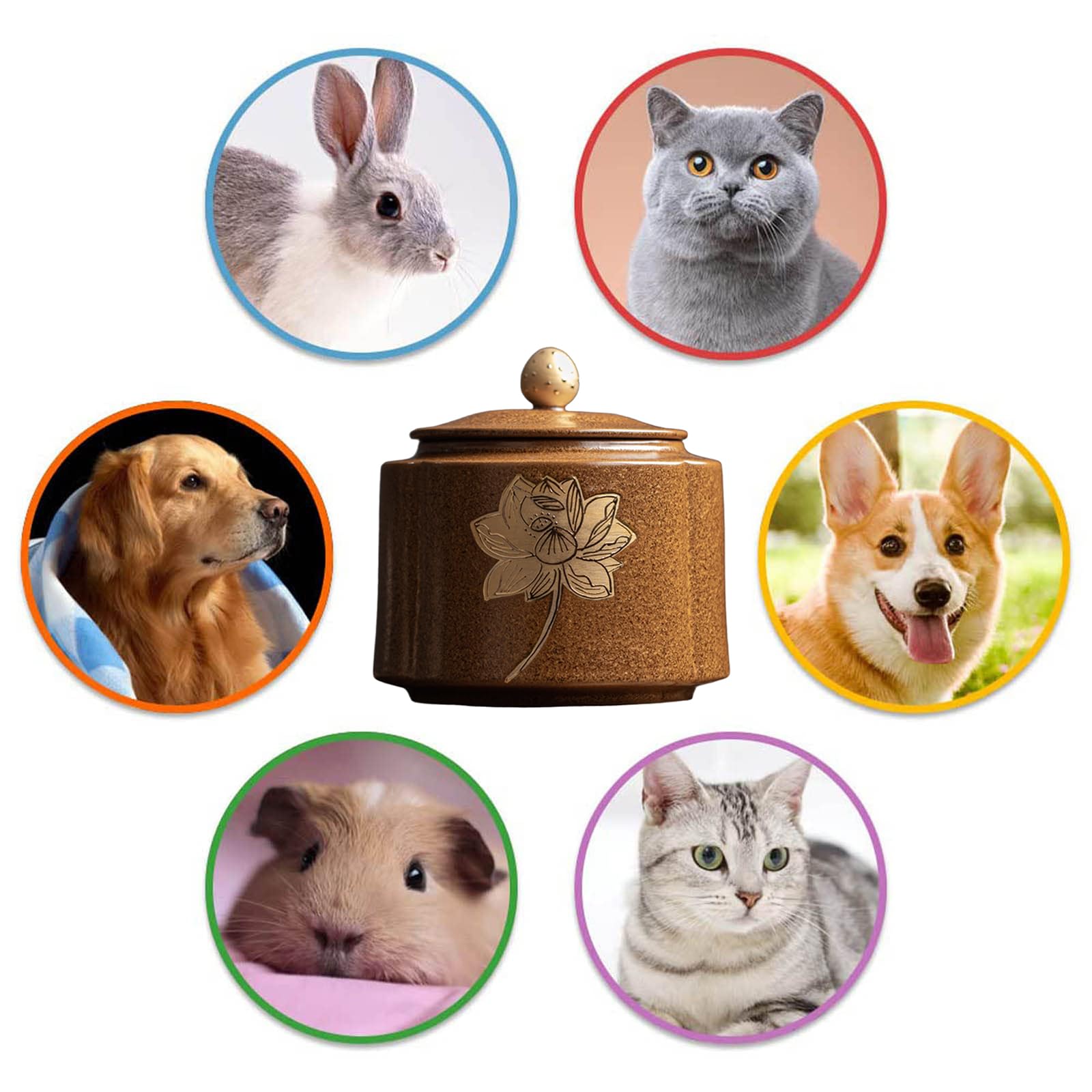 Urna funeraria commemorativa umana in ceramica di medie dimensioni, per ceneri, ceneri di animali domestici, bara per adulti, colore grigio