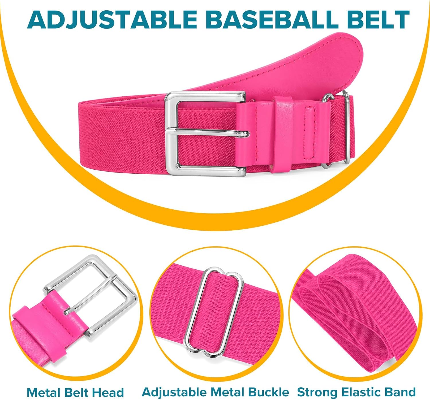 Baseball Socks and Belt Combo for Youth Adult - Softball Socks and Belt for Boys and Girls - Image 5