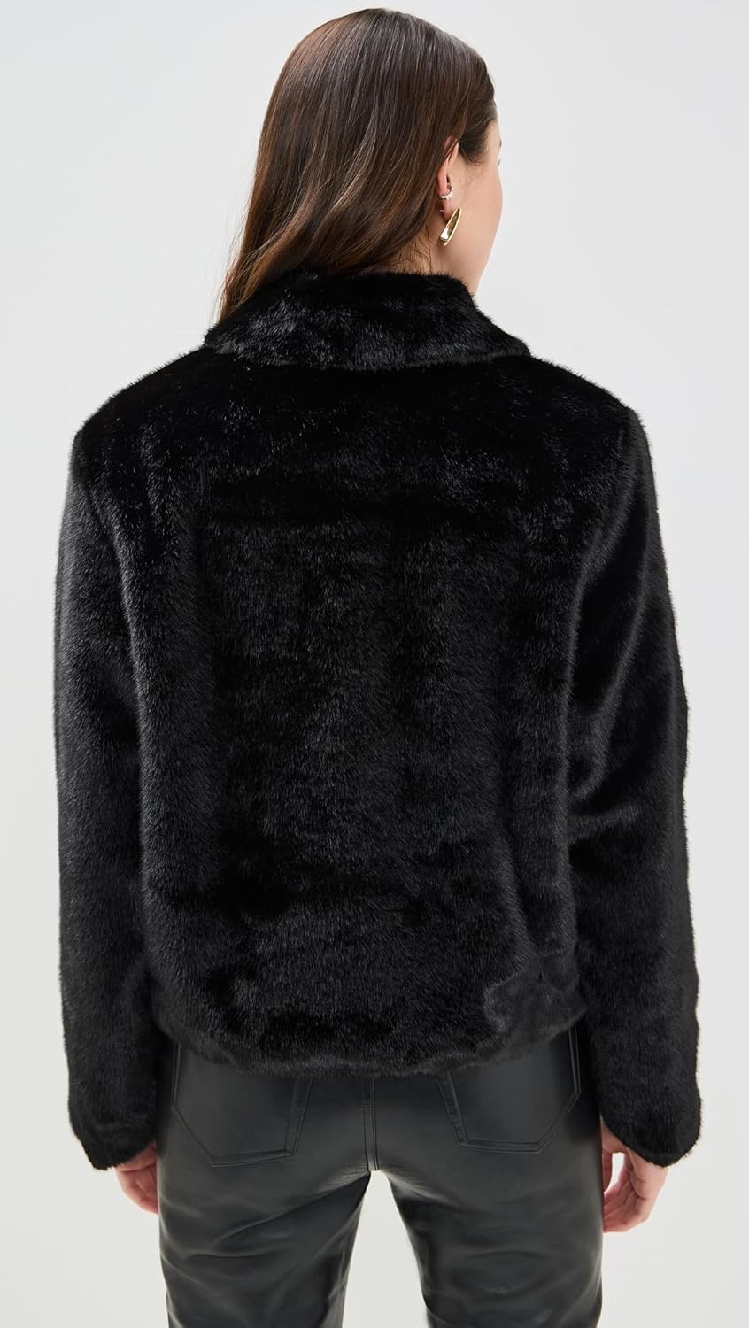 English Factory Women's Faux Fur Collared Jacket - Image 4