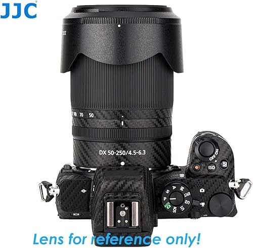 Miniatura 4 de JJC - Parasol reversible para lente Nikon NIKKOR Z DX de 1.969-9.843 in f4.5-6.3 VR, compatible con tapa de 2.441 in, reemplaza el parasol HB-90A