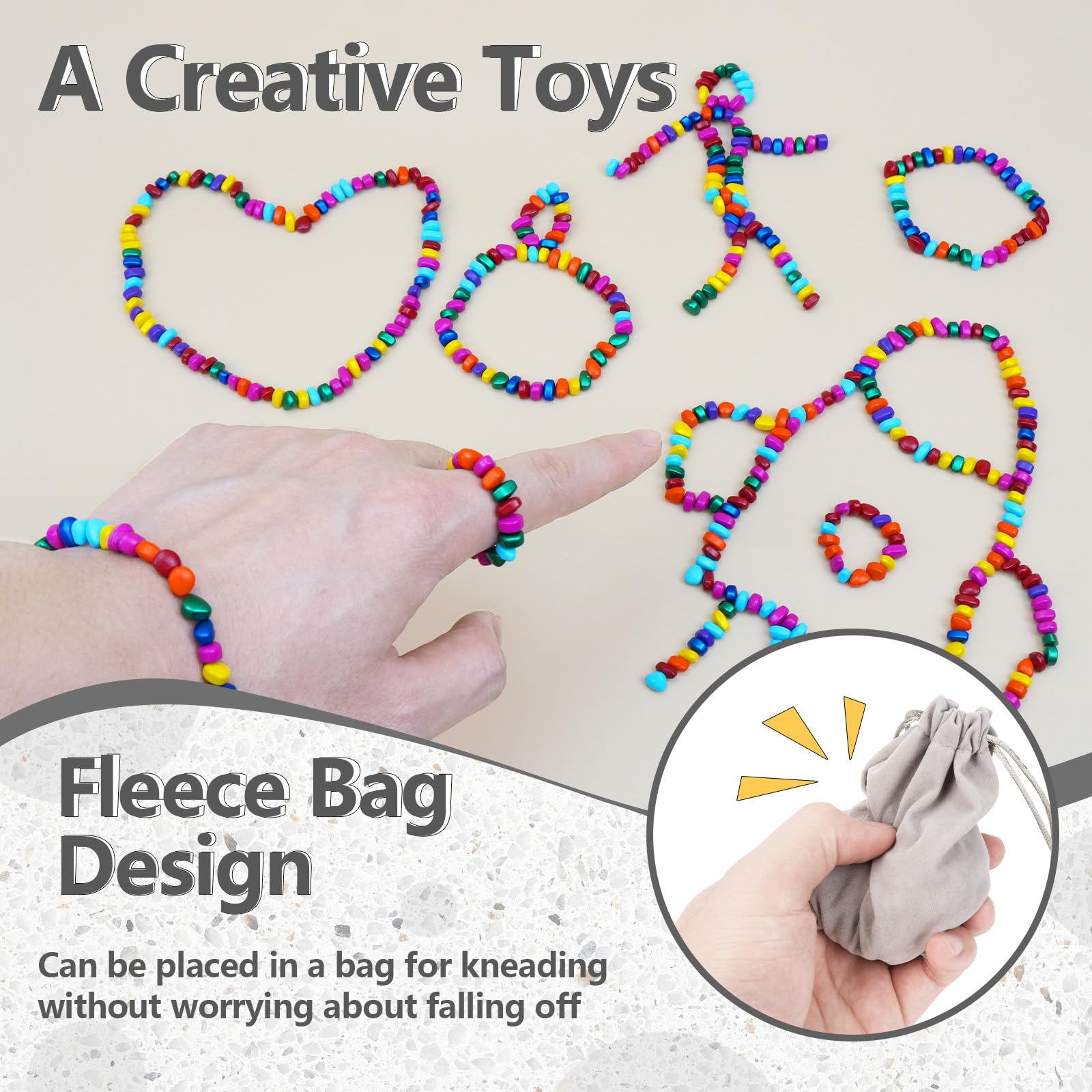 Magnet, Colored Magnet 300g, Anti-Stress Toys, Sensory Toys, ASMR Office Gadgets, From 3 Years Old - Image 3
