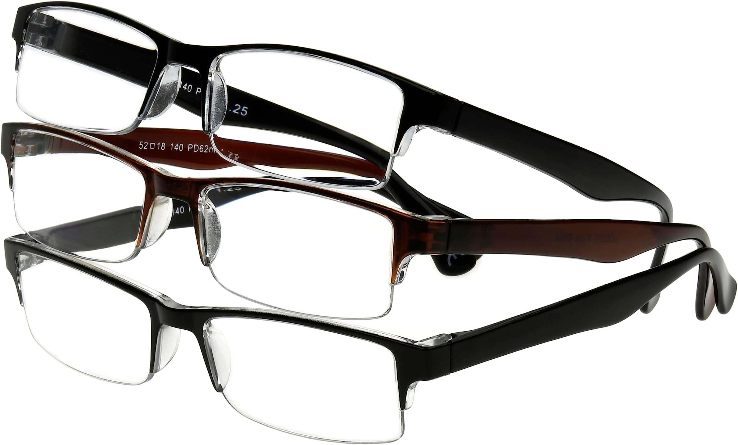 mens Pete Rectangular Reading Glasses