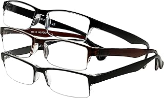 Foster Grant mens Pete Rectangular Reading Glasses