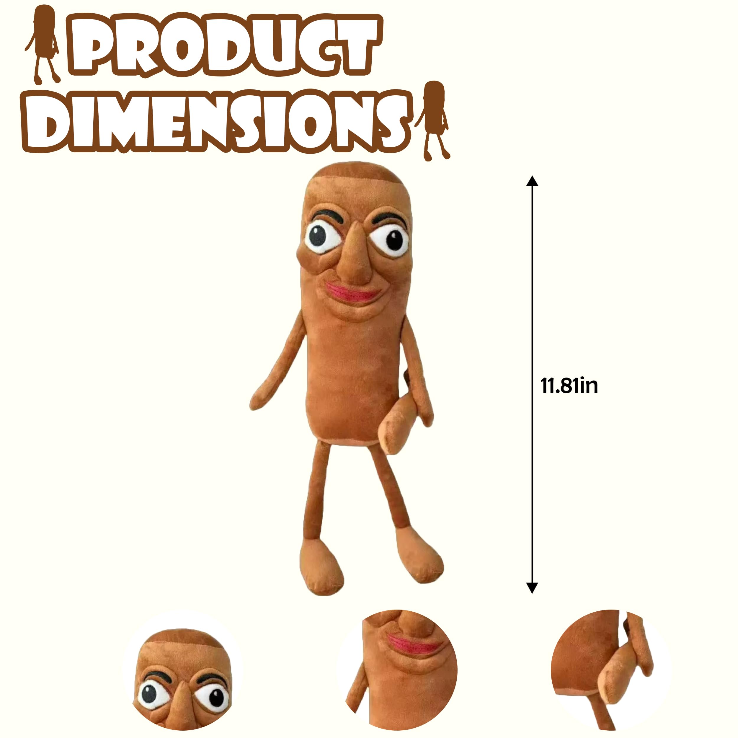 Italian Brainrot Plush Tung Tung Tung Sahur | Peluche Viral Tralalero | Muñeco Suave De 10 Cm | Regalo Para Fans Y Coleccionistas