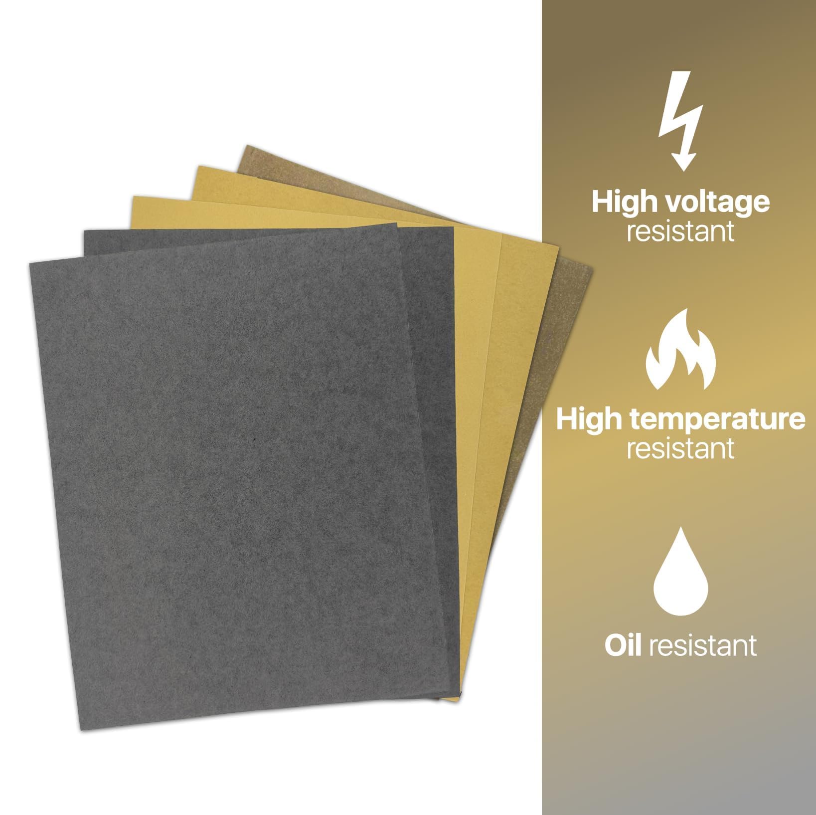 Strongthium 5 pezzi non-amianto + sughero gomma sigillante, carta sigillante, resistente alle alte temperature, per benzina, diesel, micromotori fai da te