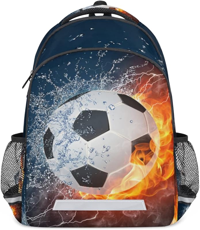 Mochila escolar de futebol para meninos e meninas TeensFlame futebol universitário mochila para laptop mochilas de viagem mochila para livros mochila, Multi, Large em oferta na Shopee Mochila escolar de futebol para meninos e meninas TeensFlame futebol universitário mochila para laptop mochilas de viagem mochila para livros mochila, Multi, Large em oferta na Shopee