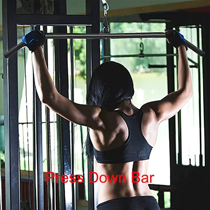 Amazon.co.jp: ラットプルダウン ストレートバー ケーブルマシン