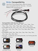 Vista 3 de 010-12445-00 Cable de alimentación/datos roscado de 4 pines para Garmin echoMAP Chirp, ECHOMAP Plus UHD, GPSMAP, Panoptix