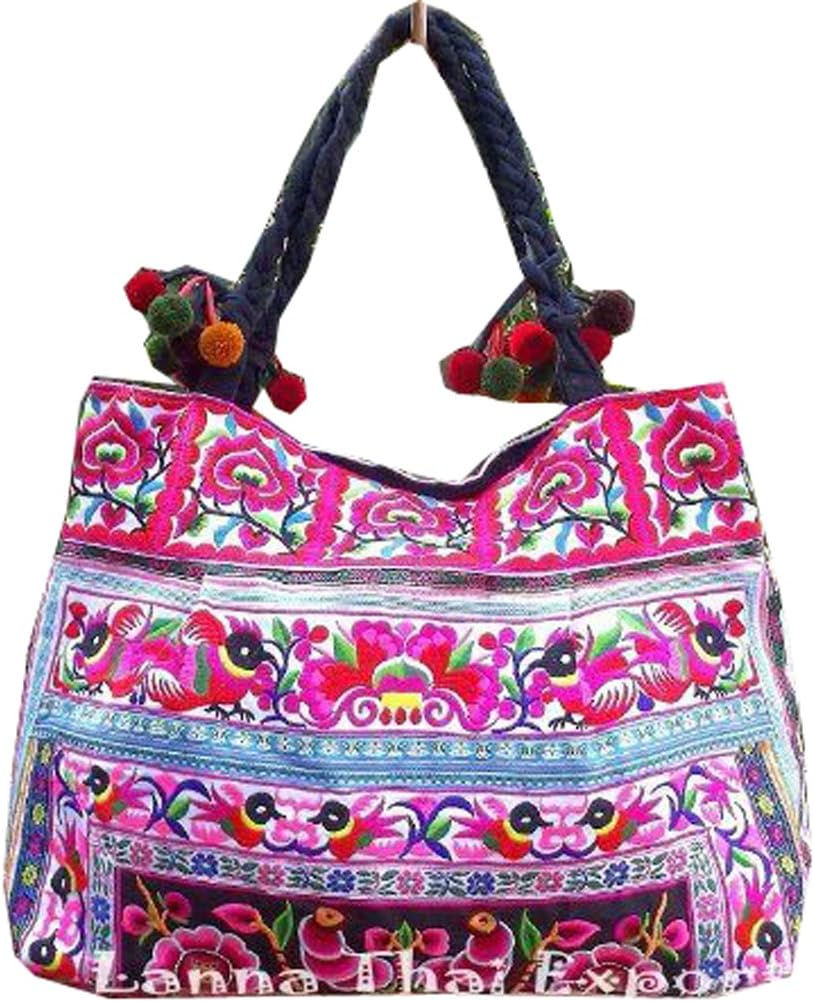 hmong bag / hill tribe bag / boho bag / embroidered bag/ thai bag (EBB006)