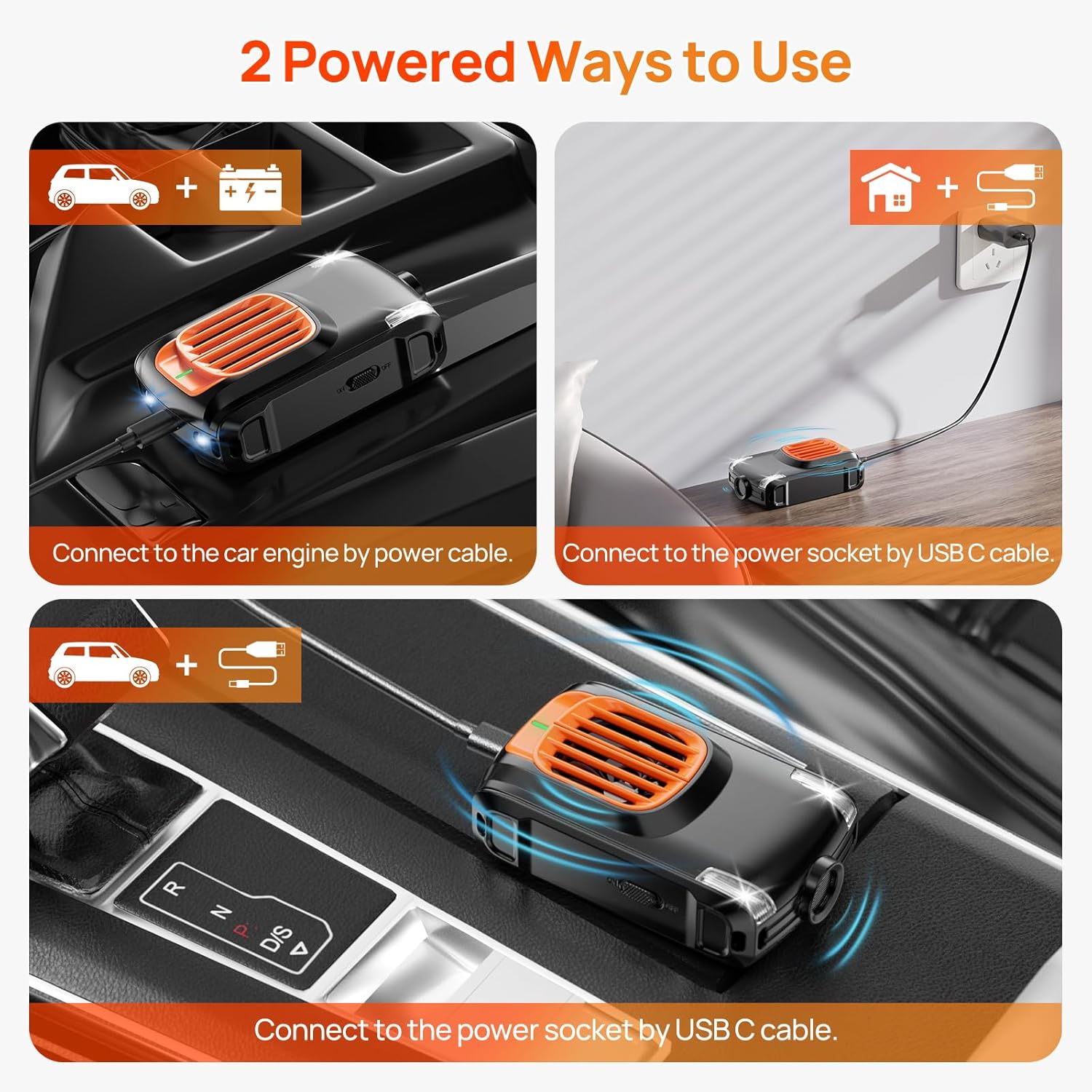 2 Pack Rodent Repellent for car Engines, Ultrasonic Rat Pest Repellent for Car Under Hood, Plug-in Powered, Keep Mouse and Mice Away from Car, Vehicle, RV, Garage, Barn (Unscented x2)