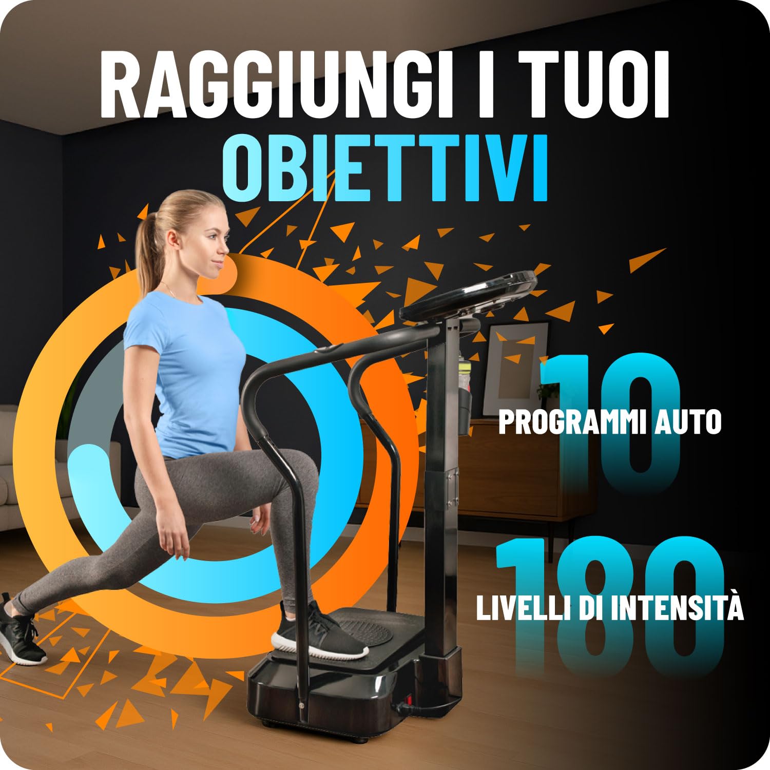 Bluefin Fitness Vibration Plate | Pro Model | Upgraded Design with Silent Motors | Comes with Built in Speakers