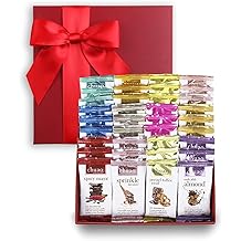Chuao Chocolatier Share the Love Assorted Milk and Dark Mini Gourmet Chocolate Bars Gift Box | Sampler For Holiday, Birthday, Thank You, Corporate Gift Baskets | 36 Bars, 0.39 oz Each