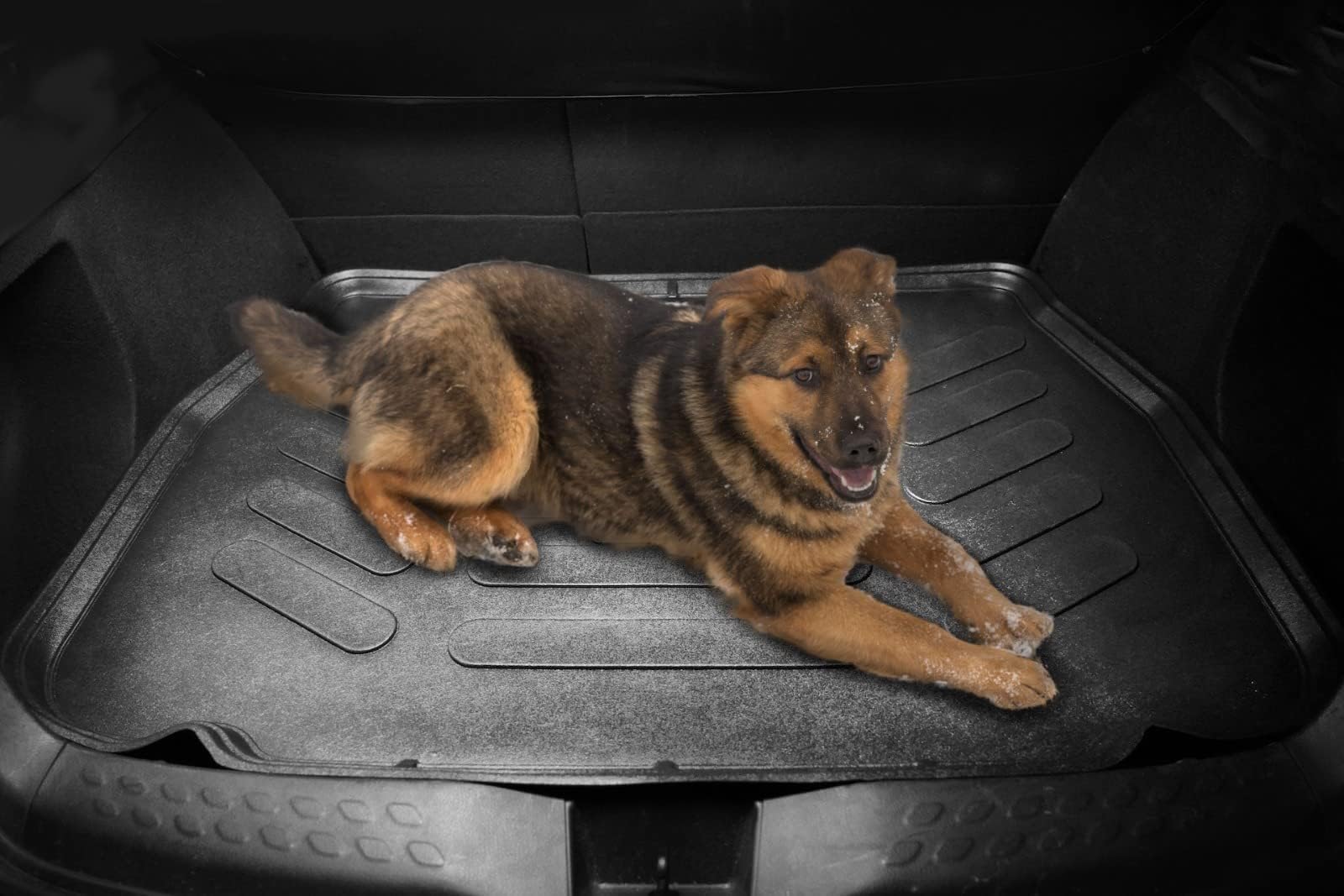Trimak Alfombrilla inferior para maletero 3D compatible con Jeep Avenger a partir de 2023, alfombrilla inferior para maletero, accesorio antideslizante, goma TPE, color negro
