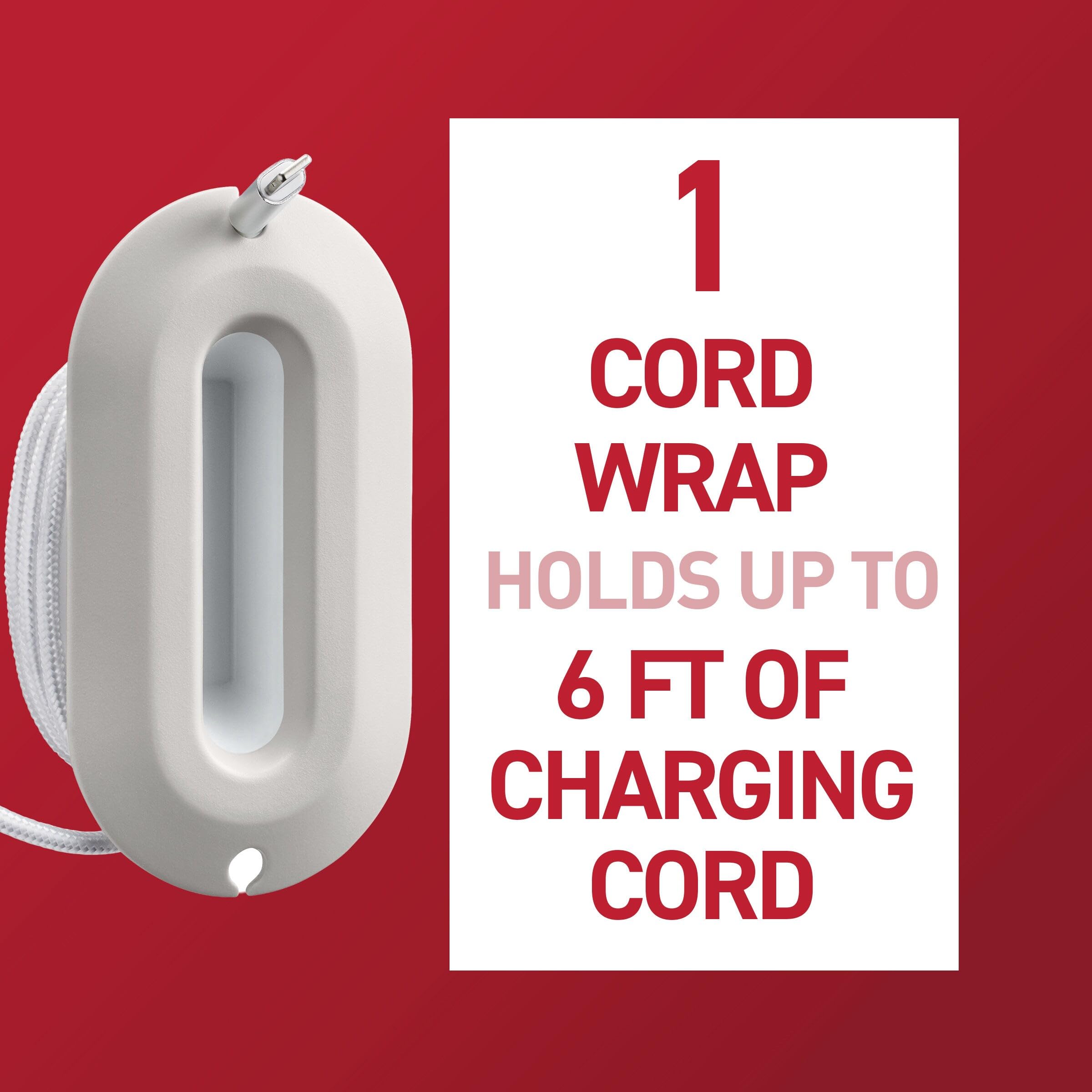 Command 5-Cord Clip Organizer i zestaw do owijania, 2 klipsy, 1 Wrap i 6 średnich pasków, biały, idealny do organizacji elektroniki wolnej od uszkodzeń pod biurkiem lub do montażu ściennego