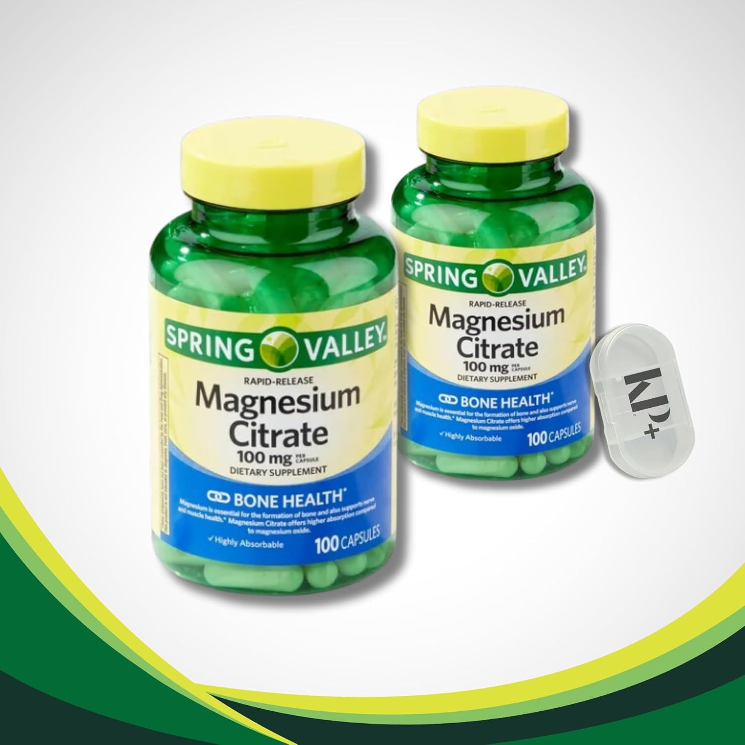 Spring Valley, Magnesium Citrate 100mg, 100 Count Rapid