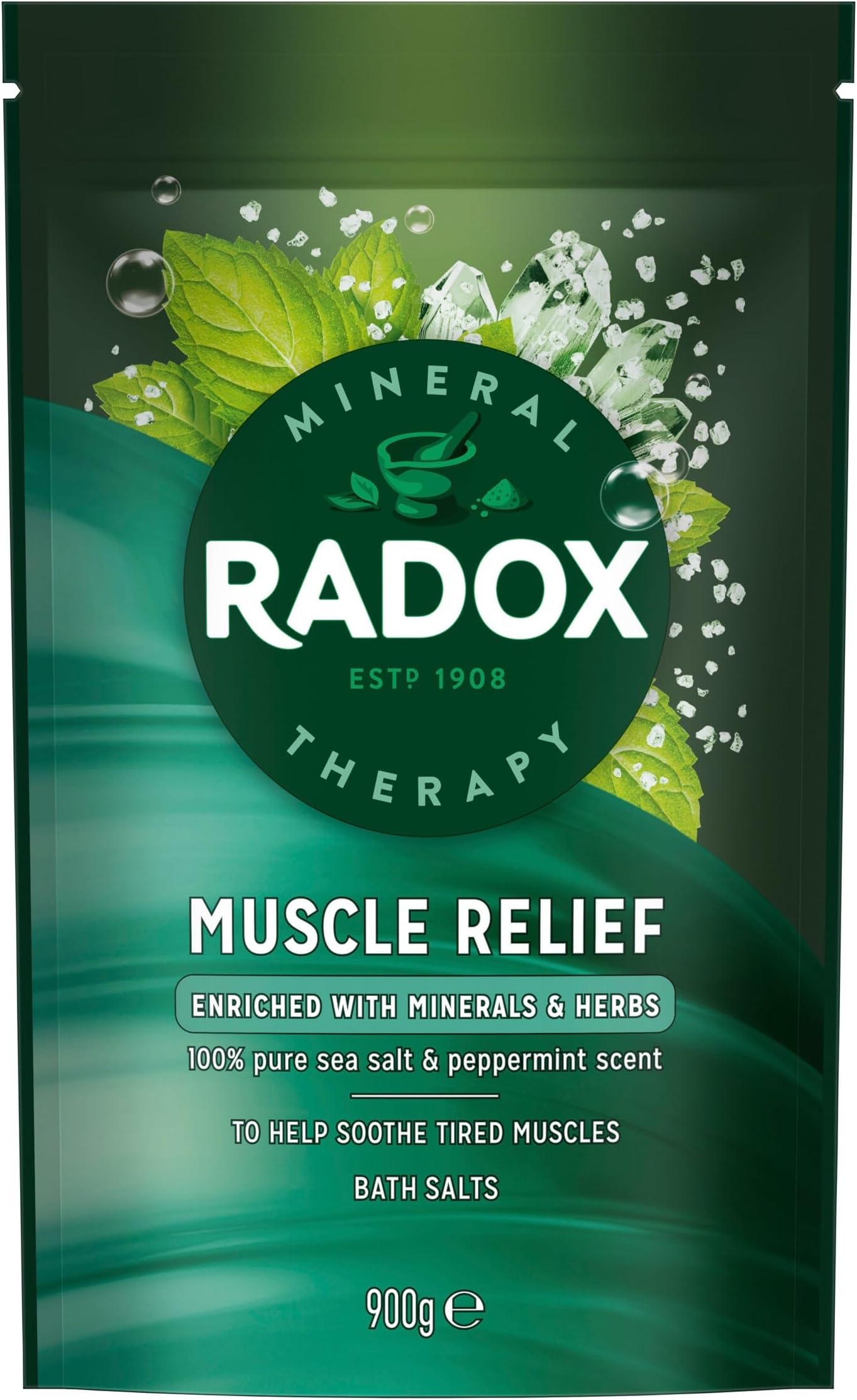 Dove Radox Muscle Relax Bath Salts, 900 g