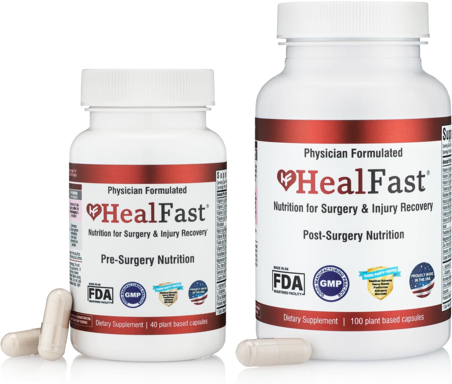 HealFast Complete Surgery & Injury Recovery Supplement for