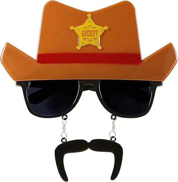 W WIDMANN MILANO Lustige Brille - Spaßbrille für Karneval & Mottoparty