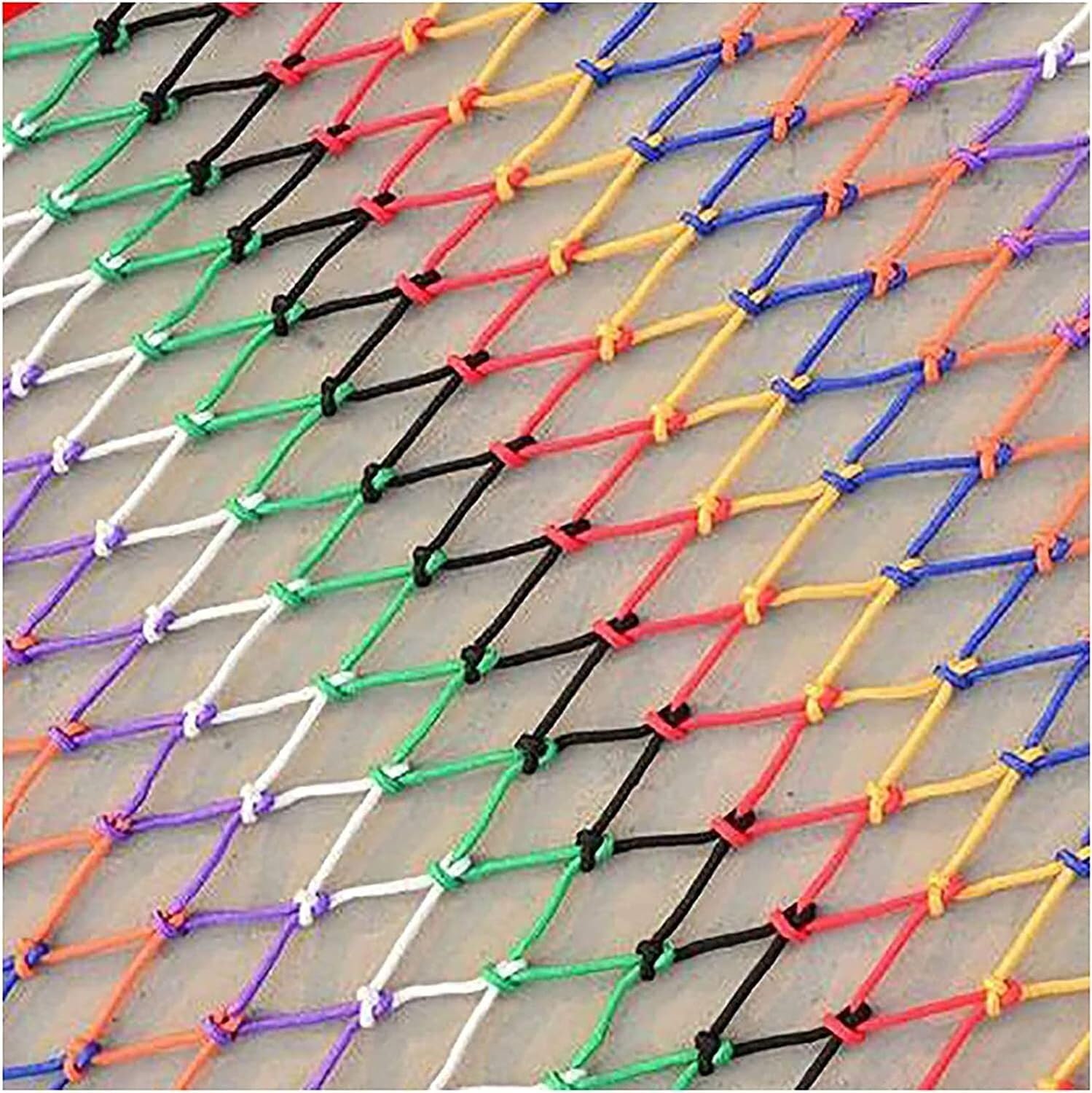 Filets d'escalade colorés d'extérieur de 3x5m pour parcours d'obstacles et décoration