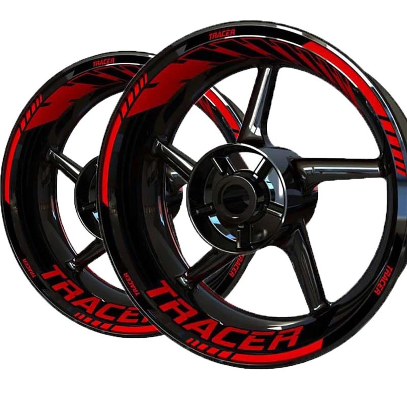 Trottinette Sportive Autocollant De Moyeu De Moto, Autocollant De Roue, Autocollant De Jante Et pour Tracer 9 GT 900 700(Style 2)