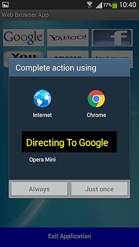 Webbrowser Tool