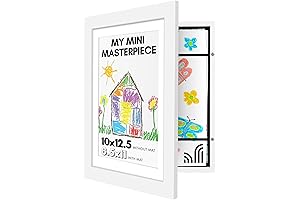 Americanflat My Mini Masterpiece Kids Art Frame, Pictures and Artwork Display Case...