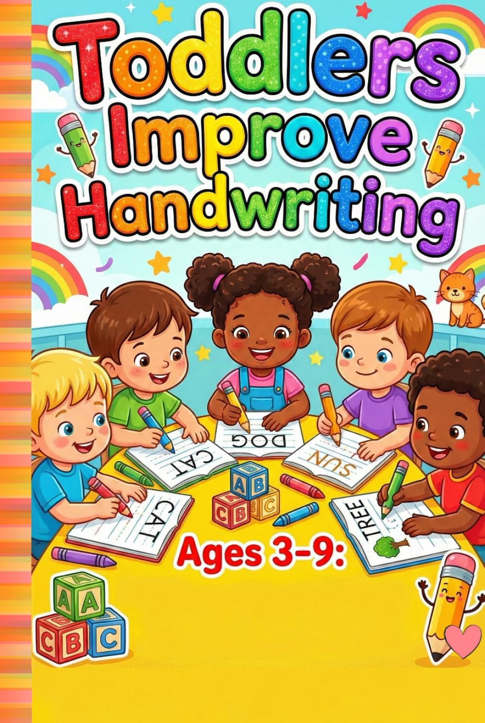 Toddlers Improve Handwriting Handwriting Practice Workbook for Kids Ages 3–9 | Letters, Numbers, Tracing & Early Writing Skills for Preschool, Kindergarten & Homeschool