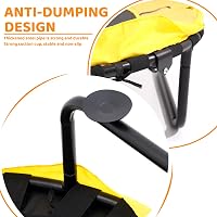 Arkyomi Gyermek Trambulin 101 cm - Sárga, Összecsukható Mini Ugrálófelület Beltéri és Kültéri Használatra, 2-4 Éves Gyerekeknek, 60 kg Teher 5