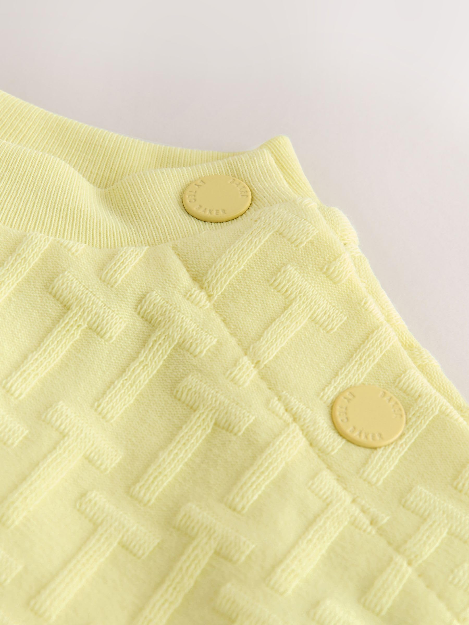 Baby Jungen T-strukturiertes T-Shirt und Shorts im Set