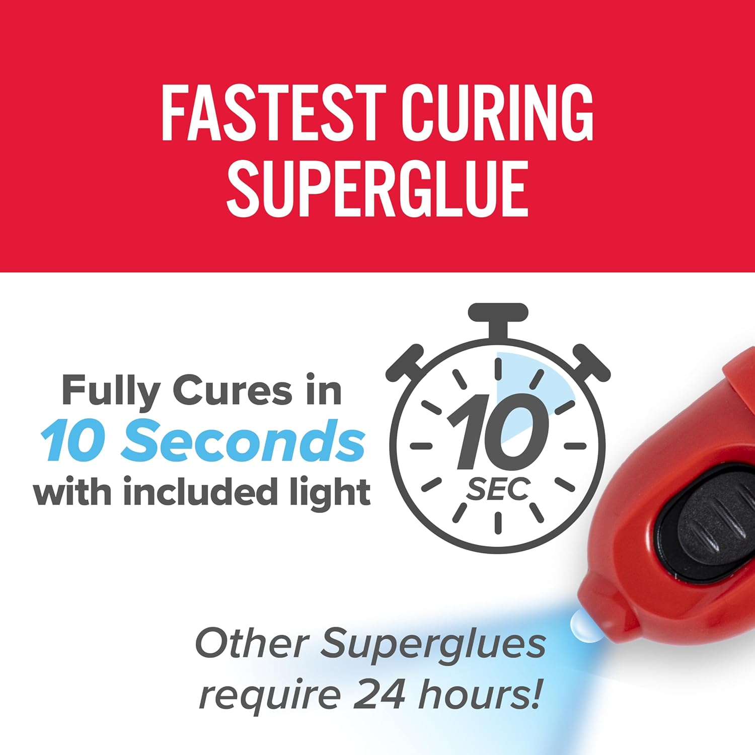 J-B Weld Light-Activated Superglue, Clear, 5g, 2-Pack - Image 3