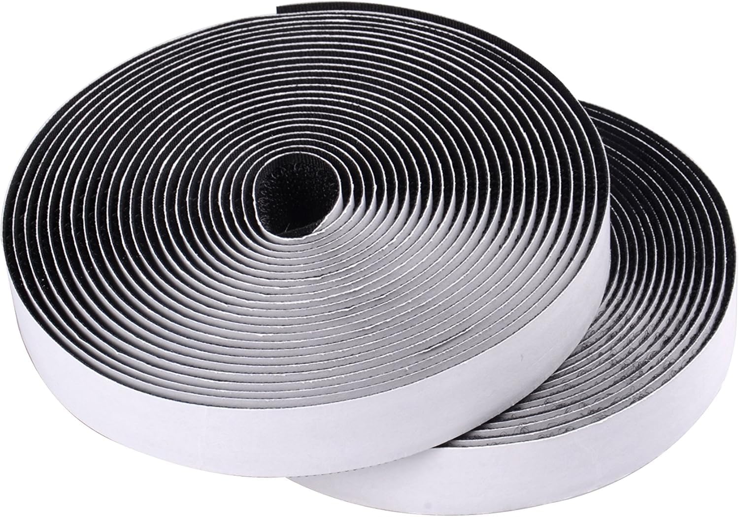 INOVERA (LABEL) 5 Meter Nylon Hook and Loop Tapes Strap's Fastener's - Self Adhesive's Mosquito Net Mounting Tape (Black)
