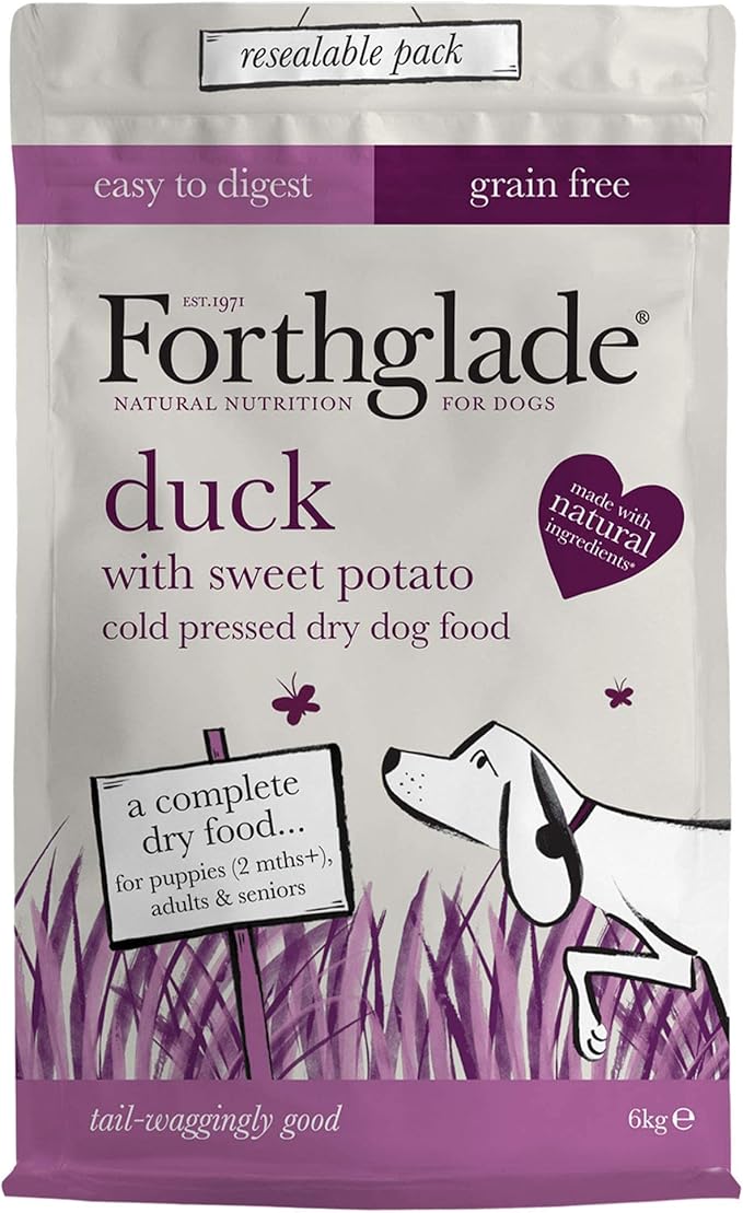 Forthglade Complete Natural Dry Dog Food Grain Free Duck with