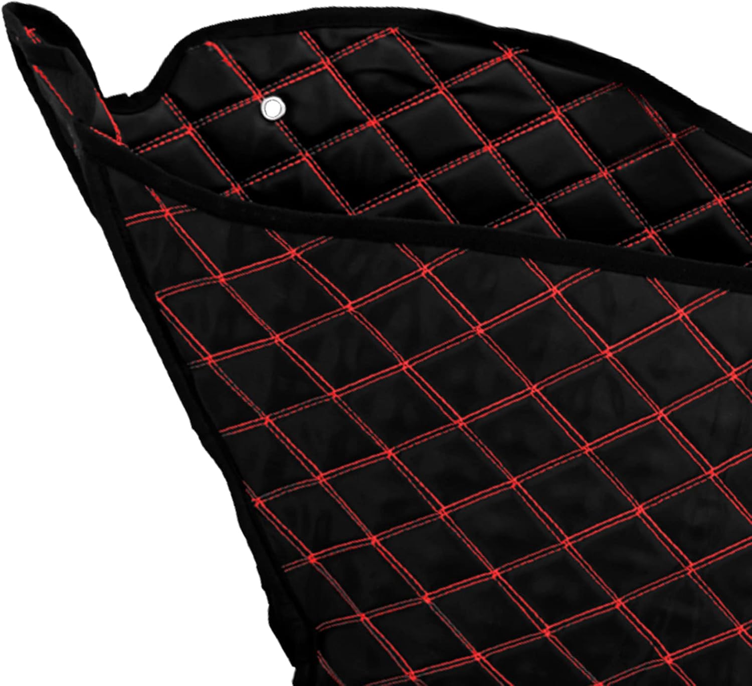 Saddlebag Liners for 4 Inch Extended Saddlebags Fit for Harley Touring Street Glide FLHX Road King FLHR Road Glide FLTR Electra Glide FLHT 2014-2023 Red Stitching