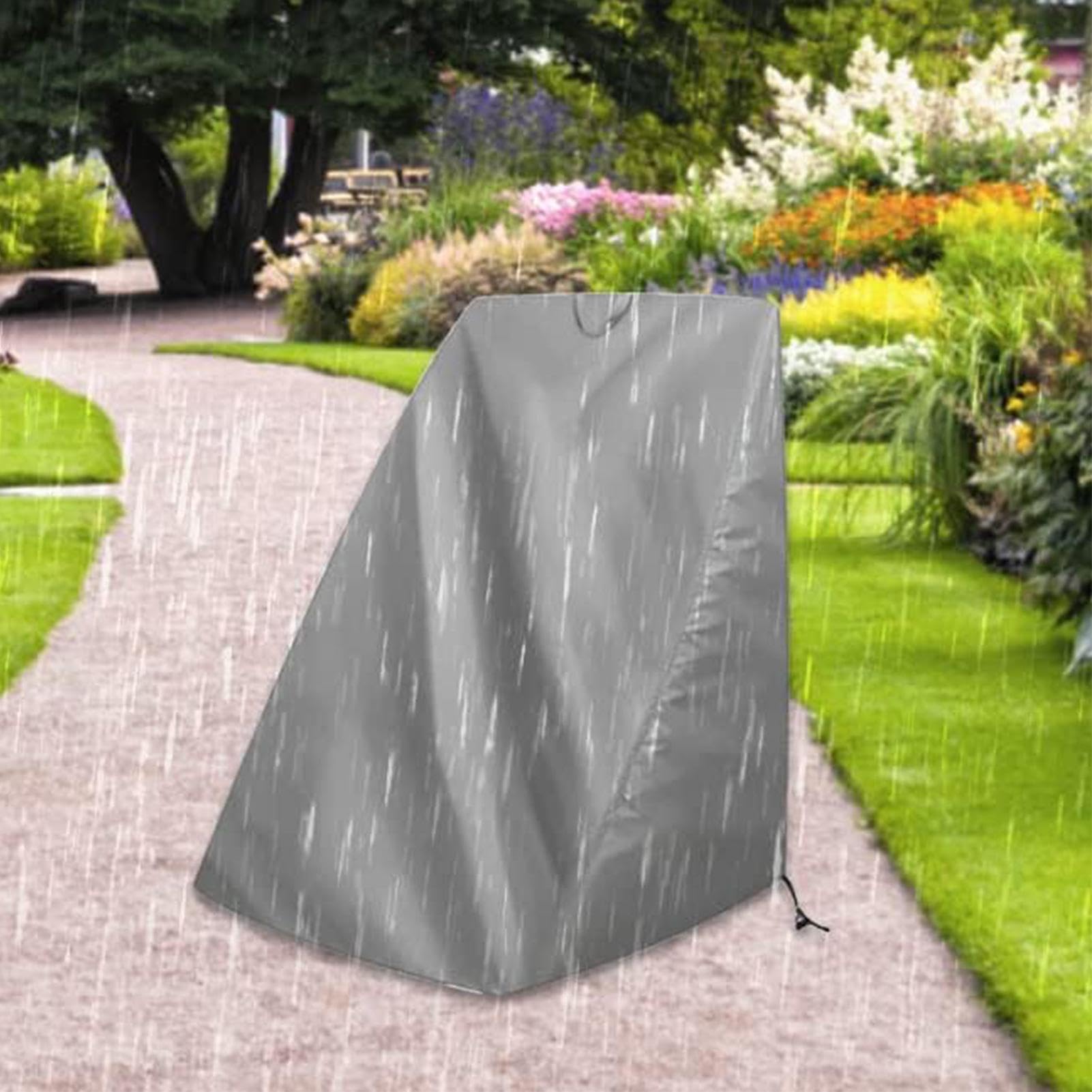 Outdoor Abdeckung Für Schlauchaufroller | Oxford-Staubschutzhaube Mit Kordelzug | Außen Schutzhülle für Gartenschlauchtrommel | für Sonne Regen Schnee Garage Pool Terrasse Hof