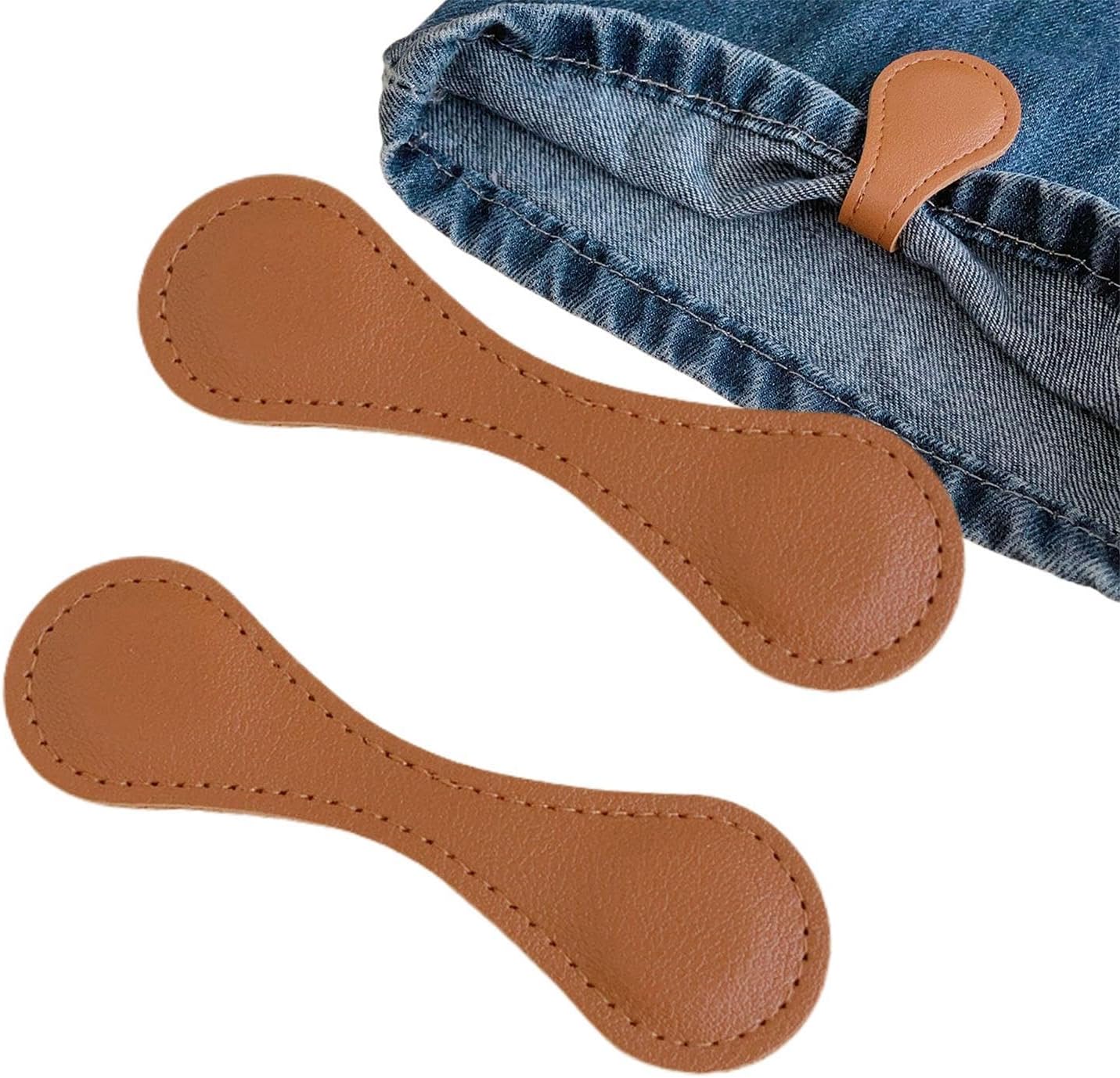 Sleeve Clips 2 Pieces PU Leather Anti-Slip Fasteners