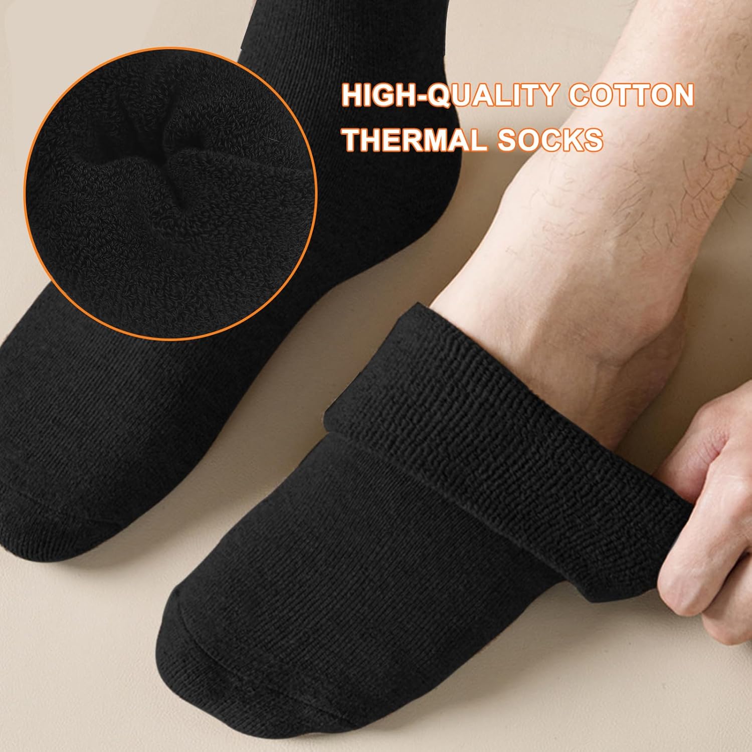 Socks for Men Women，Warm Feet and Outdoor for Hunting Skiing Cycling Camping(XL)