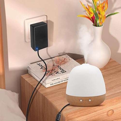 Miniatura 6 de Adaptador de fuente de alimentación de 12V 4A - LeTaoXing AC 100-240V 5060Hz a DC 12V4A 48W cargador 0.217 in x 0.098 in 12V4A para tira de luz LED