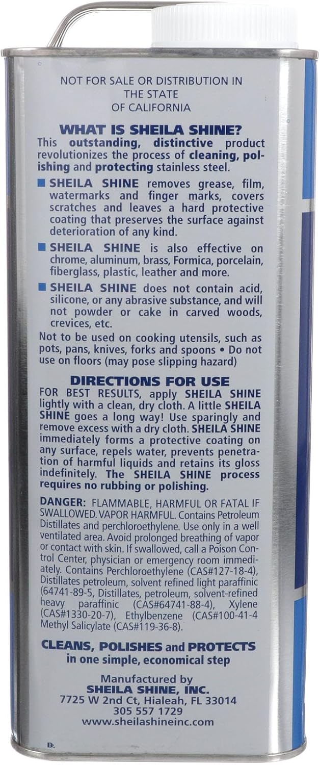 Component Hardware 1-Gallon Sheila Shine Stainless Steel Polish Can
