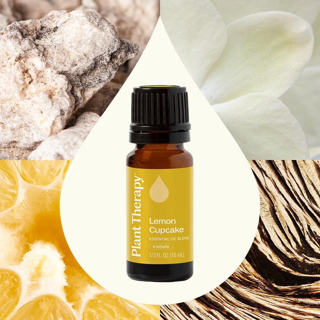 Plant Therapy Lemon Cupcake Essential Oil Blend 10 mL (1/3 oz) 100% Pure, Undiluted, Natural Aromatherapy, Cozy, Sweet, Bright Scent - Image 3