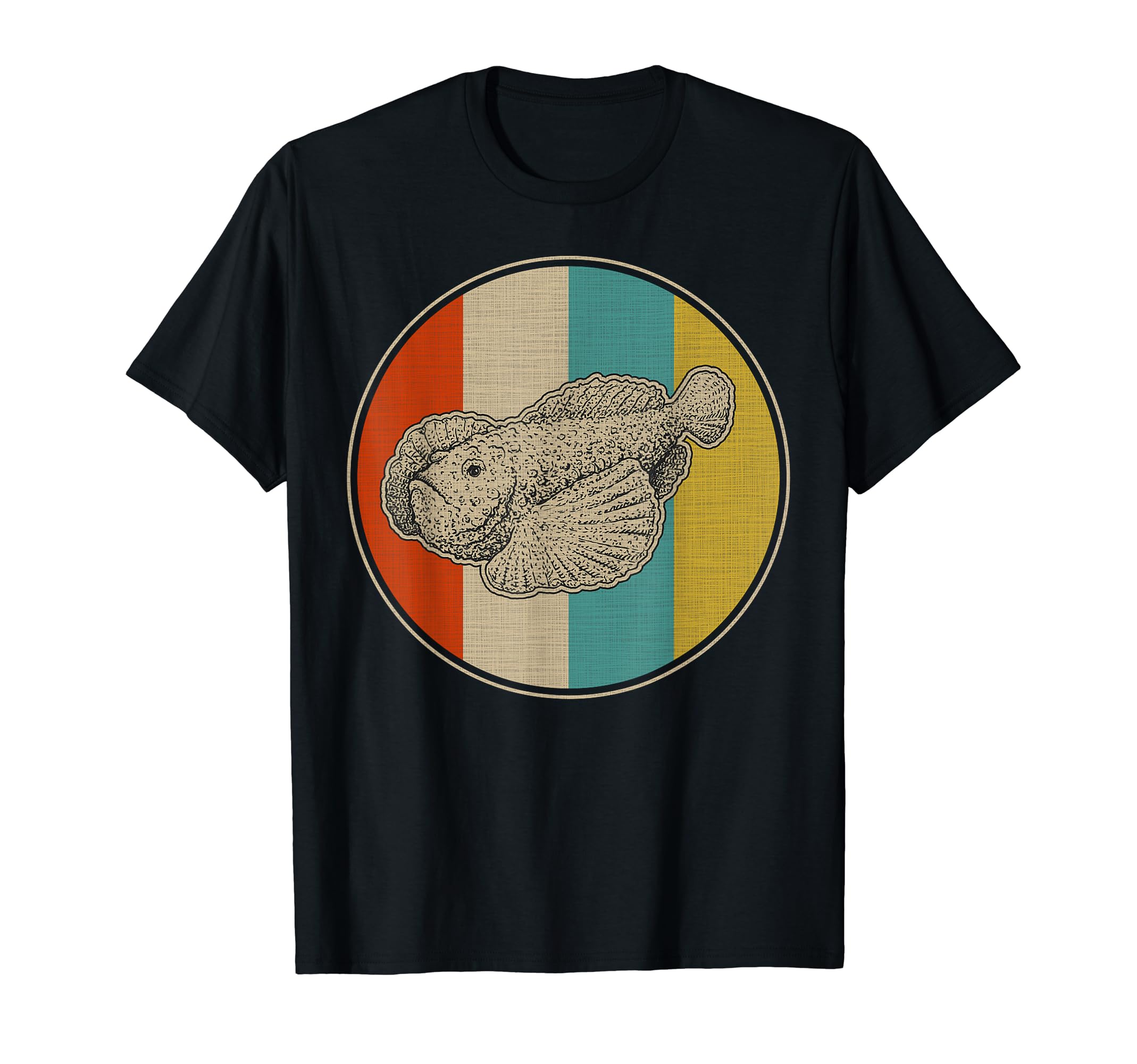 Stonefish Vintage Design Retro Style Cute Fish T-Shirt