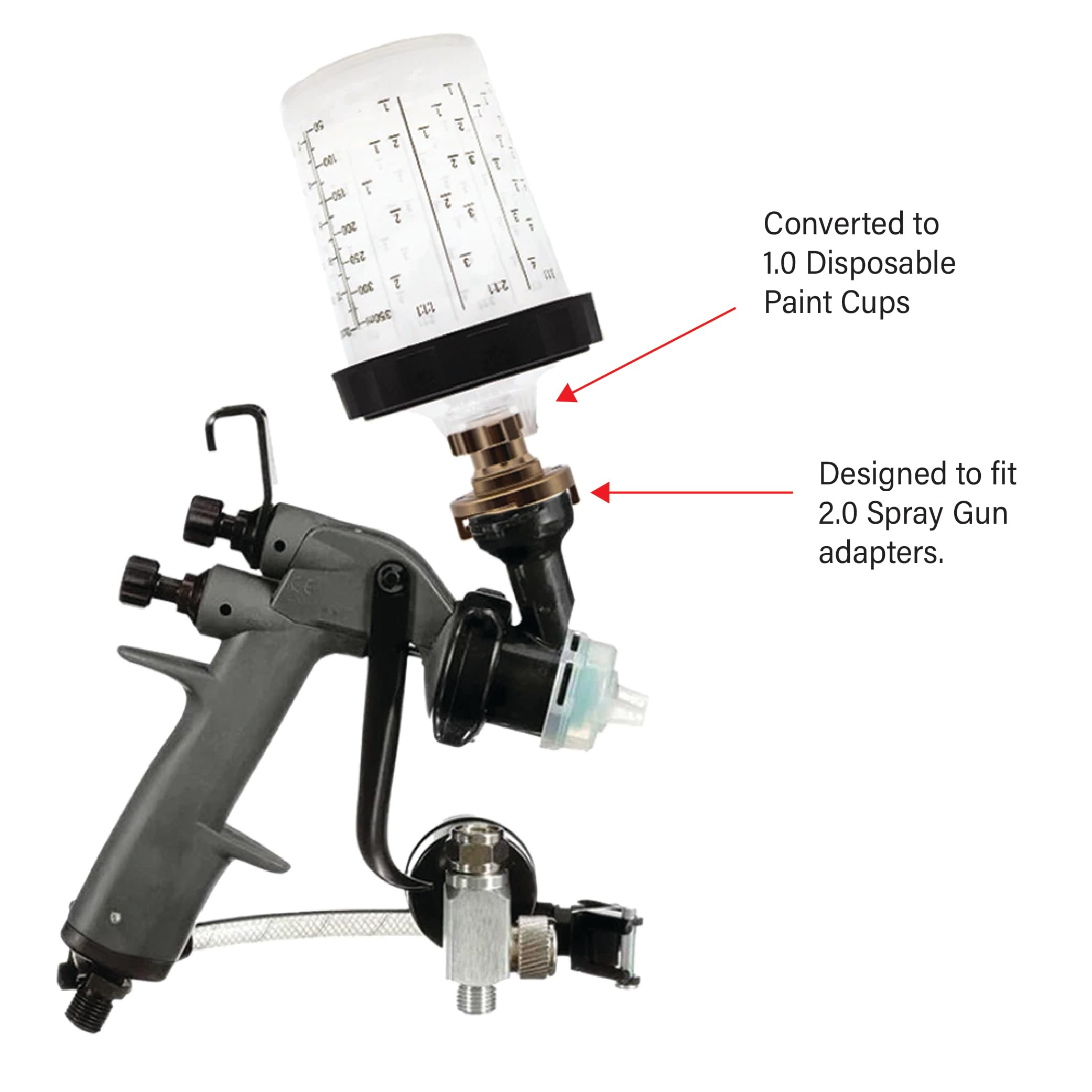 LAUCO Adapter-Converter, 2.0 Converter to 1.0 Adapter
