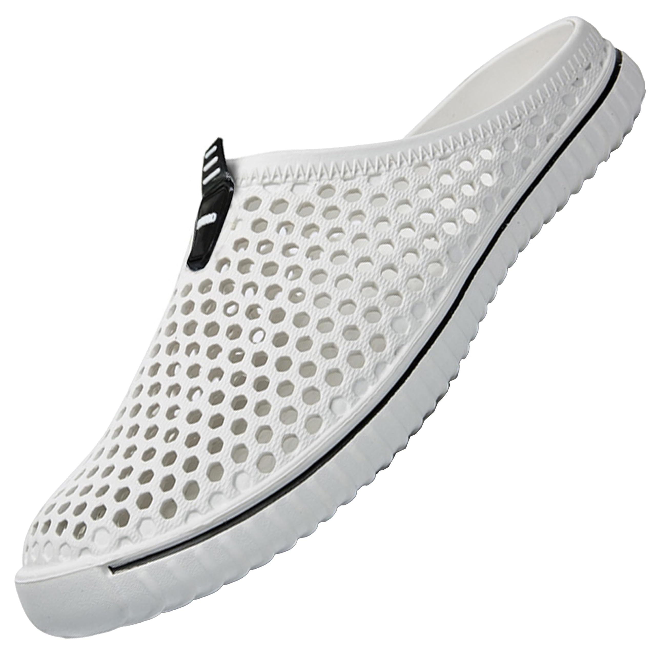 Saguaro Unisex Clogs, Breathable, Mesh, Slippers, Summer Garden Shoes, Hollow Slippers, Leisure, Bathing, Beach Shoes, Aqua Slippers, Flat Sole, Slippers for Men and Women